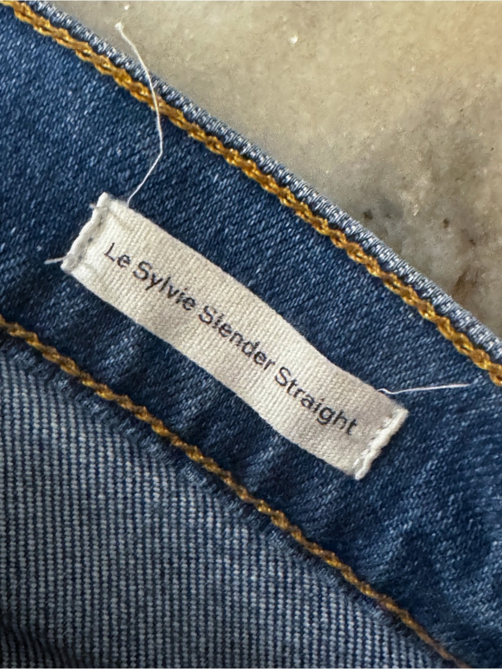 Frame Denim Le Sylvie Slender Straight Jeans Medium Wash Sz 27 - Picture 5 of 7